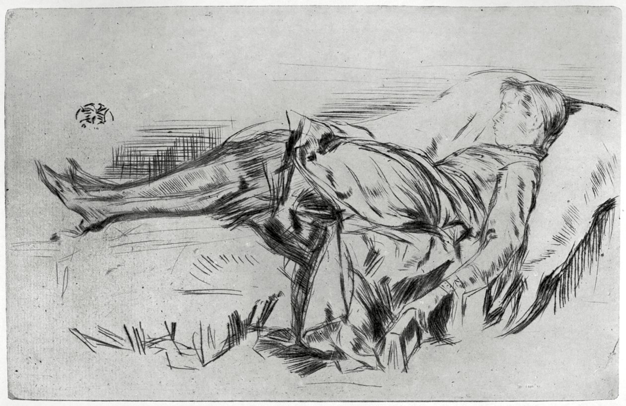 Barn på en soffa, 1800-talet 1904. av James Abbott McNeill Whistler