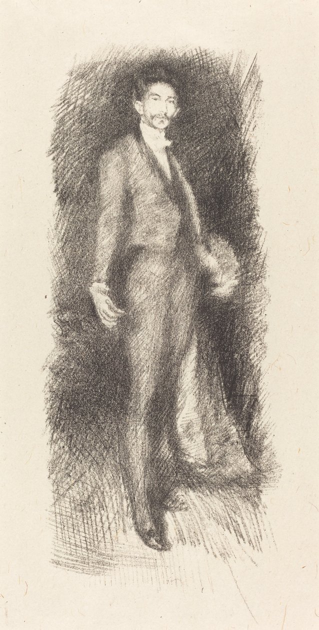 Greve Robert de Montesquiou, nr 2, 1894. av James Abbott McNeill Whistler