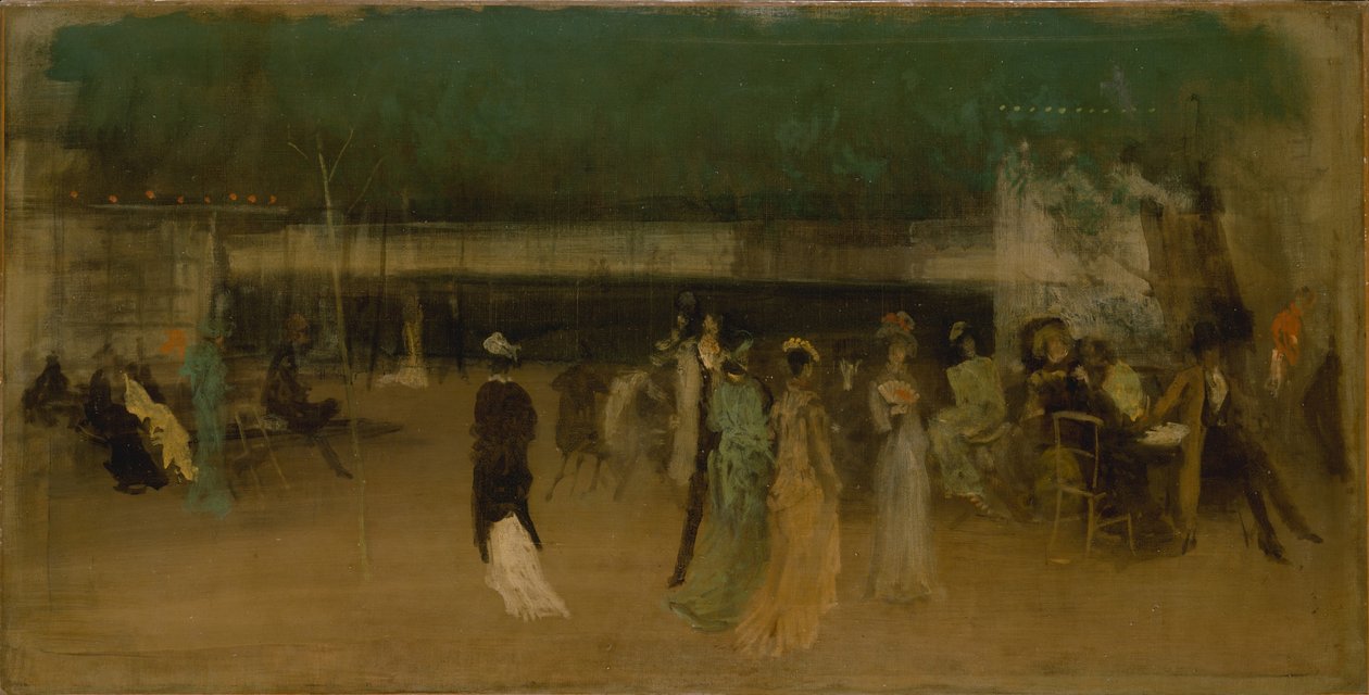 Cremorne Gardens, nr 2, ca 1870-80 av James Abbott McNeill Whistler