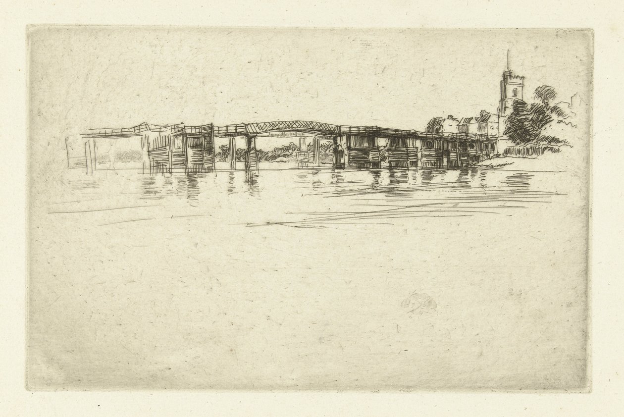 Den lilla Putney-bron Den lille Putney av James Abbott McNeill Whistler