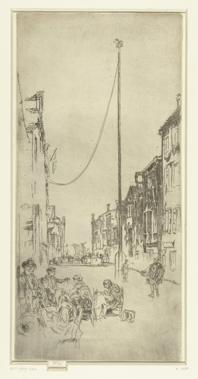 De masten Masten Venedig: Tolv etsningar (serietitel) av James Abbott McNeill Whistler