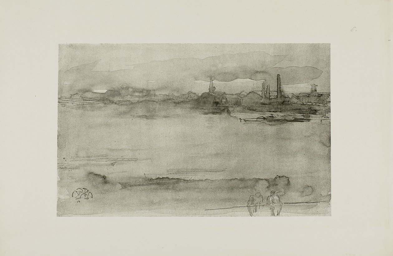 Tidig morgon, 1878 av James Abbott McNeill Whistler