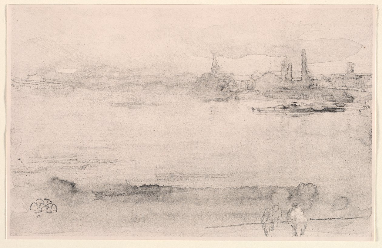 Tidig morgon, 1898. av James Abbott McNeill Whistler