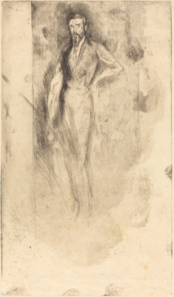 F. R. Leyland, ca. 18701873. av James Abbott McNeill Whistler