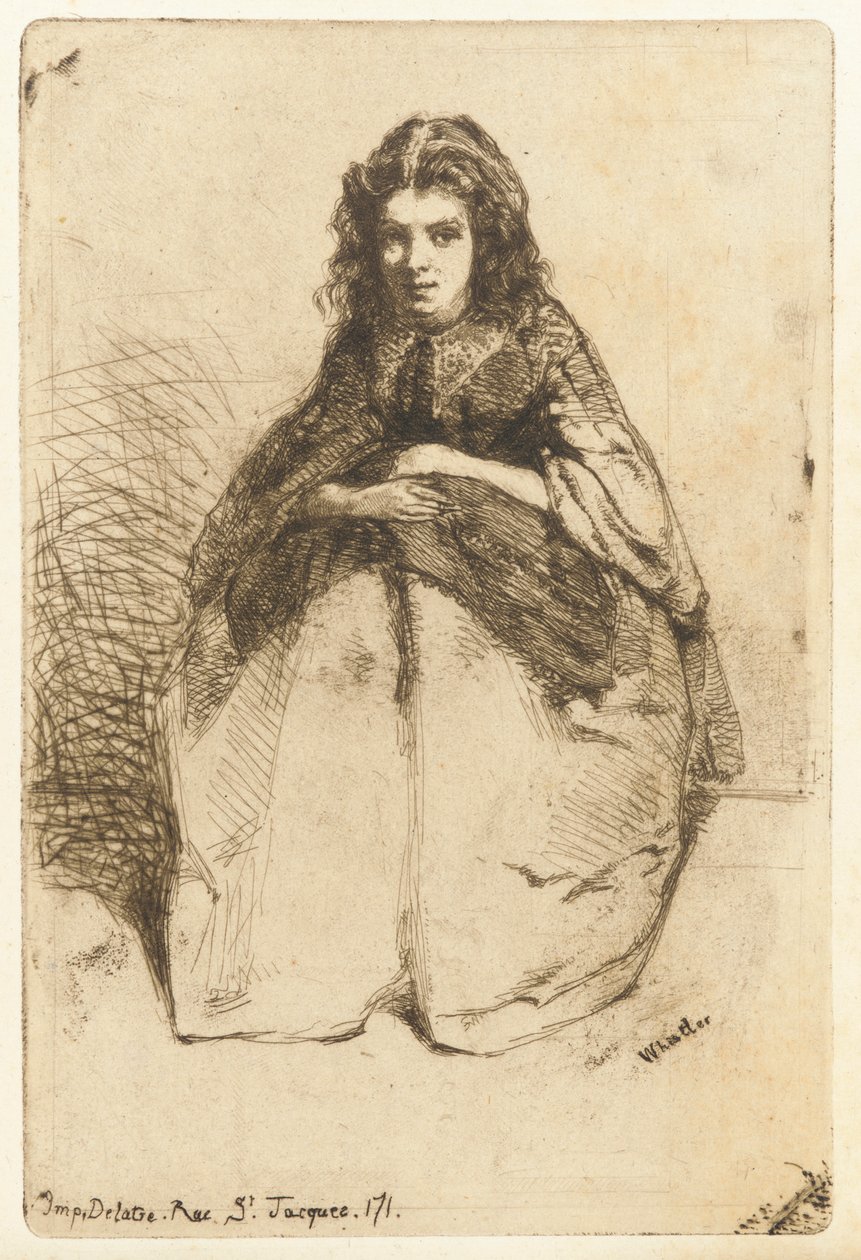 Serier, 1858. av James Abbott McNeill Whistler