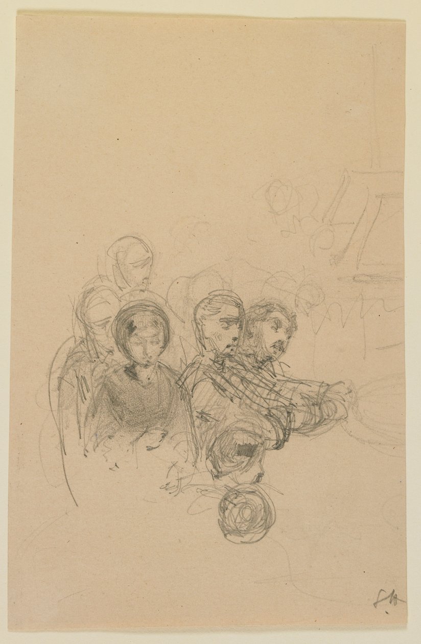 Spelare, 1858. av James Abbott McNeill Whistler