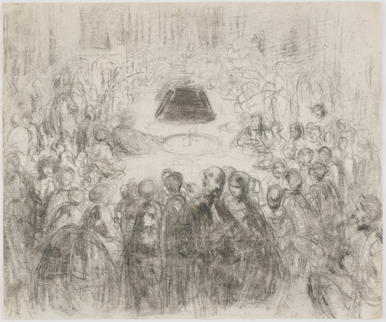 Spelsalong i Baden-Baden, 1858. av James Abbott McNeill Whistler
