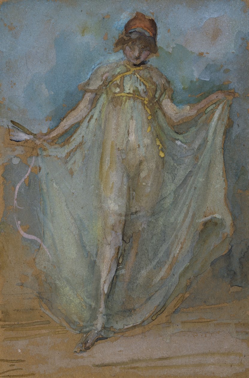 Grönt och guld, Dansaren, av James Abbott McNeill Whistler