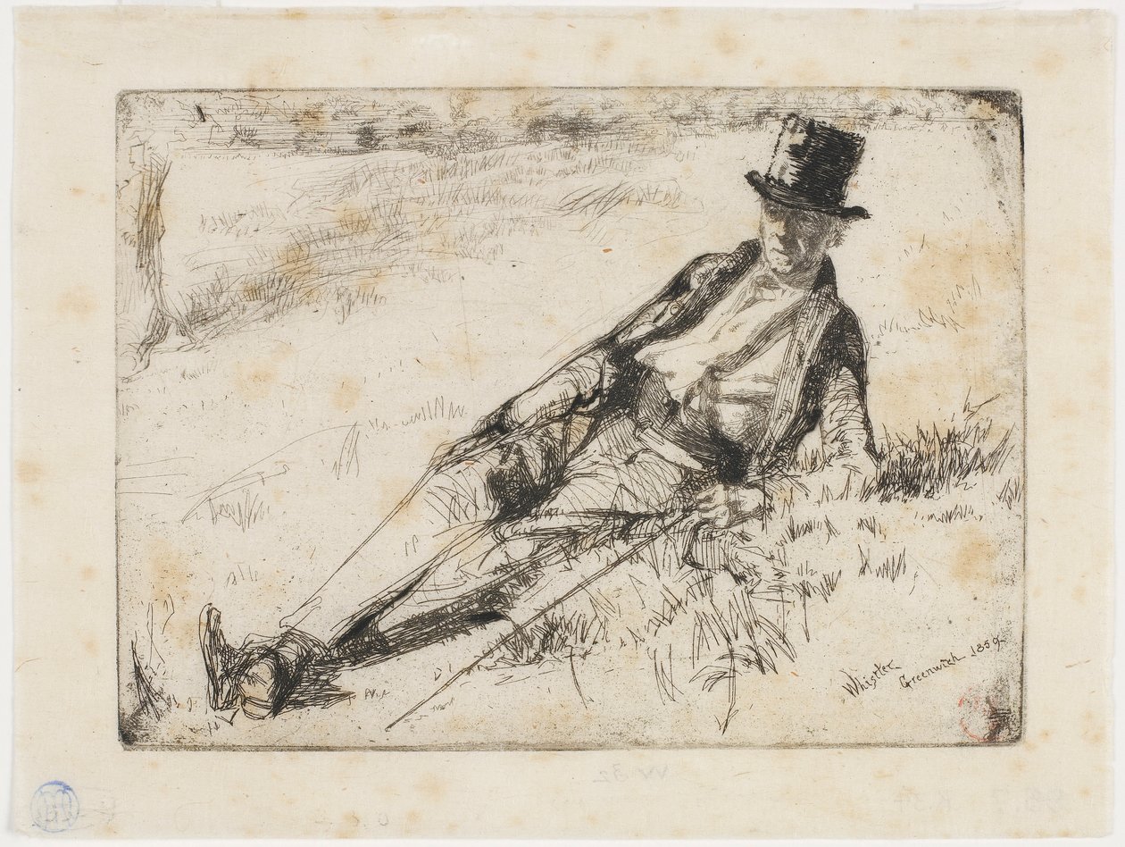 Greenwich pensionär, 1859. av James Abbott McNeill Whistler