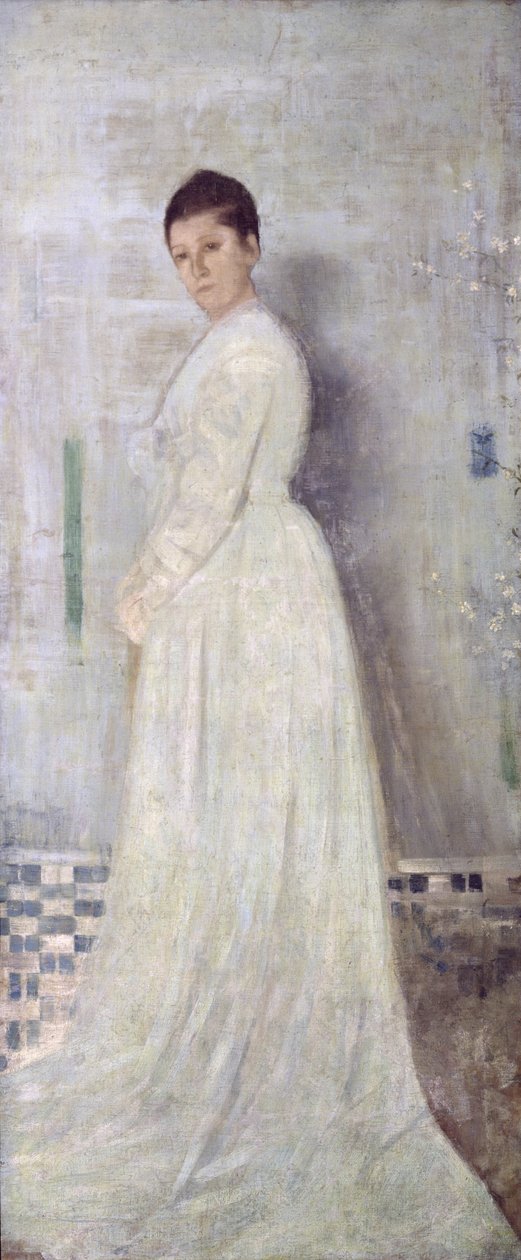 Harmoni i vitt och blått, ca 1860 (olja på duk) av James Abbott McNeill Whistler