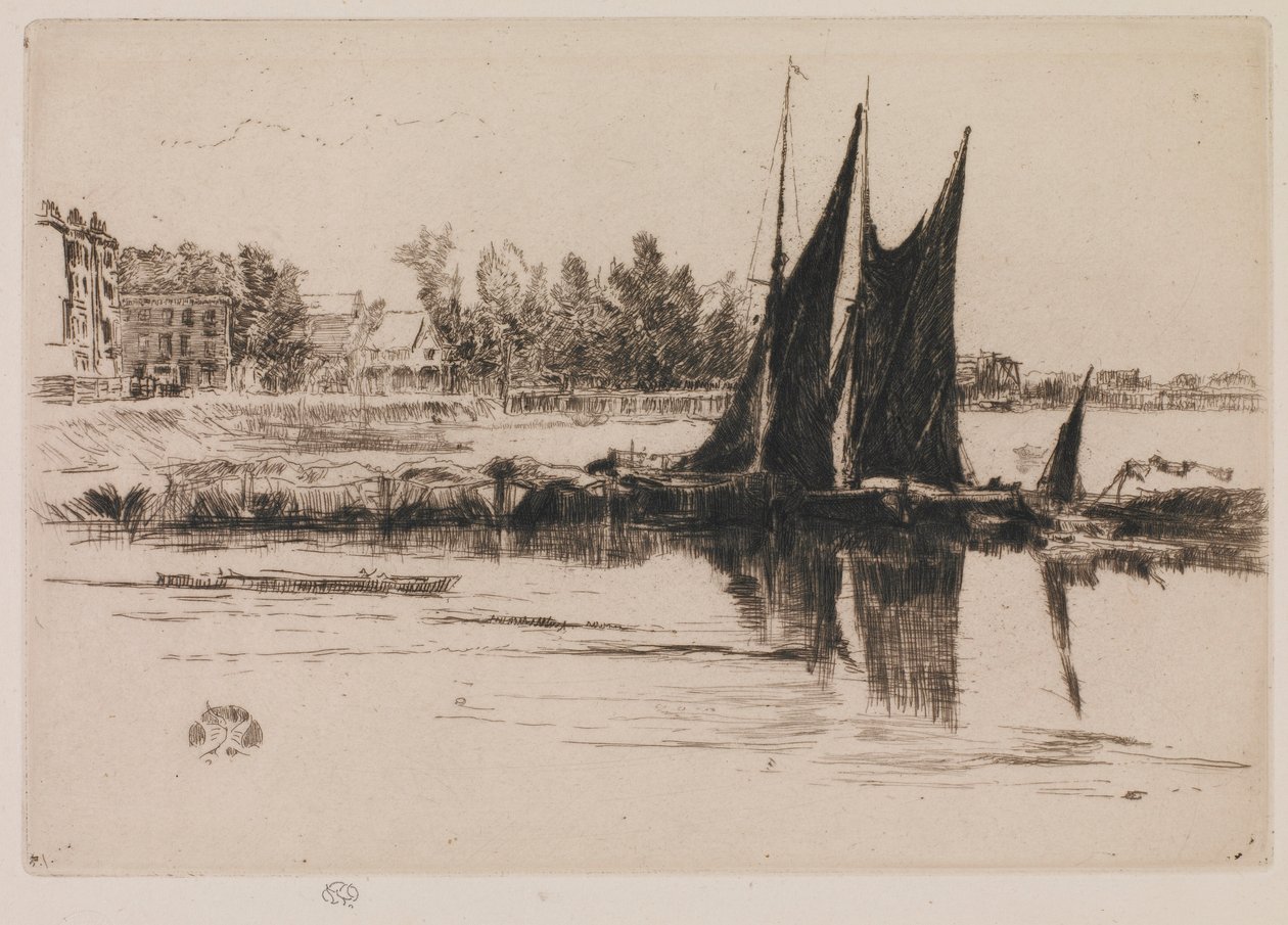 Hurlingham, 1879. av James Abbott McNeill Whistler