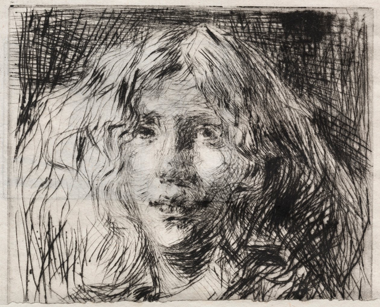 Joanna Hefferman, Den irländska skönheten, 1866. av James Abbott McNeill Whistler