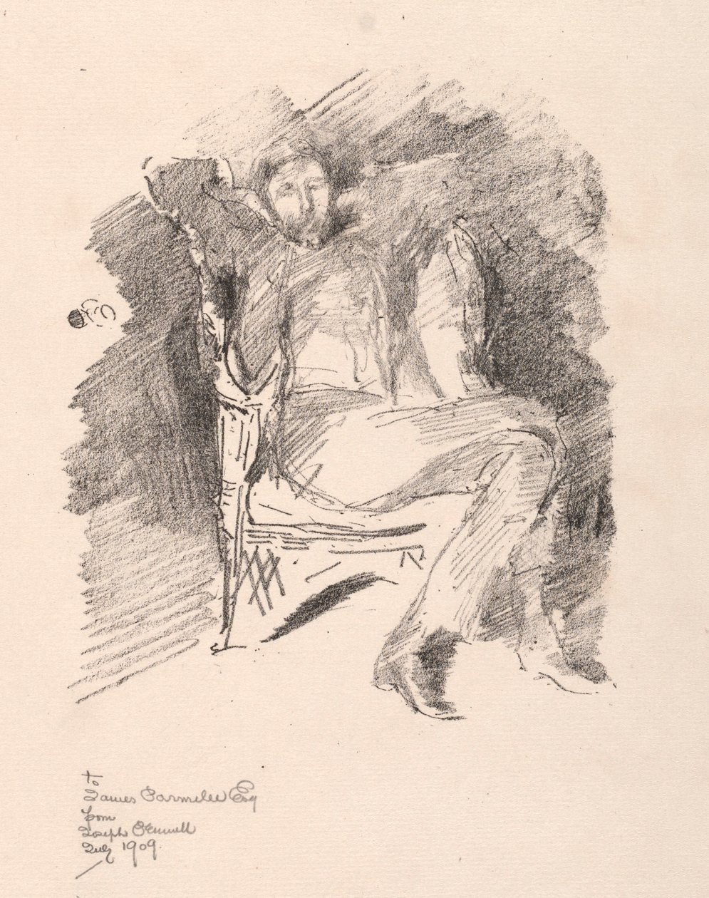 Joseph Pennell, nr 2, 1896. av James Abbott McNeill Whistler
