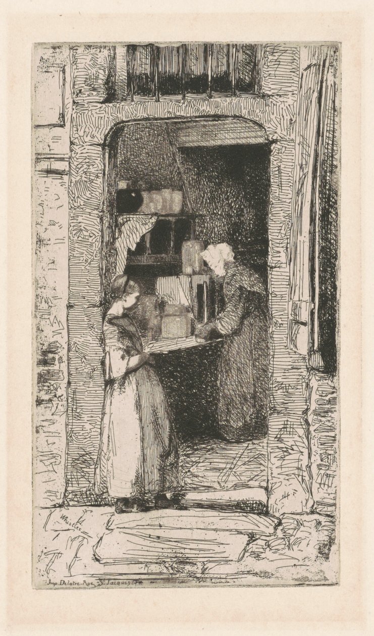 Senapssäljaren, 1858. av James Abbott McNeill Whistler