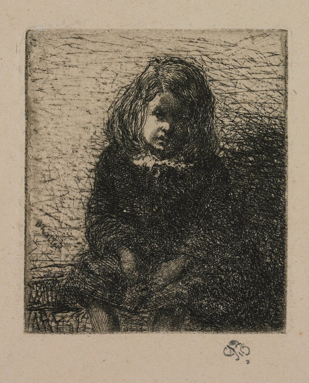 Lille Arthur ur Tolv etsningar efter naturen av James Abbott McNeill Whistler