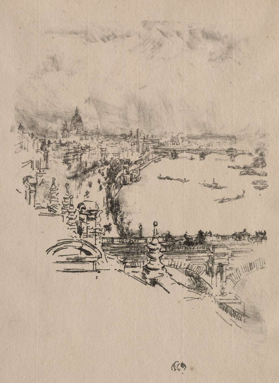 Lilla London. av James Abbott McNeill Whistler