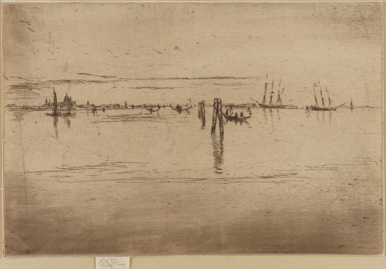 Lång lagun, 1879-1880. av James Abbott McNeill Whistler