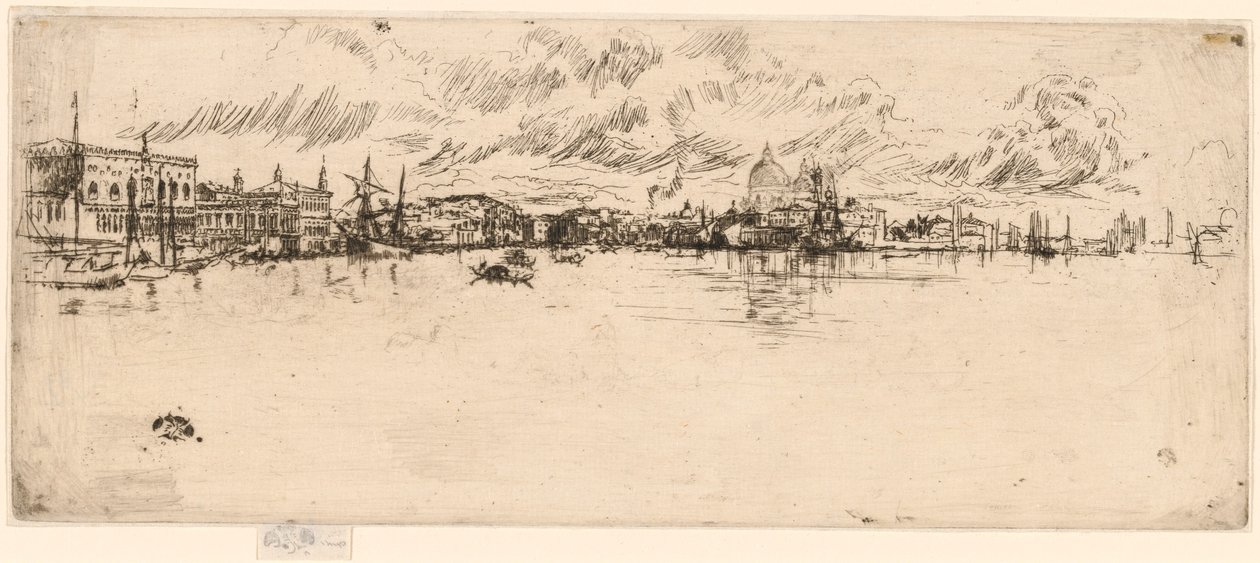 Långa Venedig, 18791880. av James Abbott McNeill Whistler