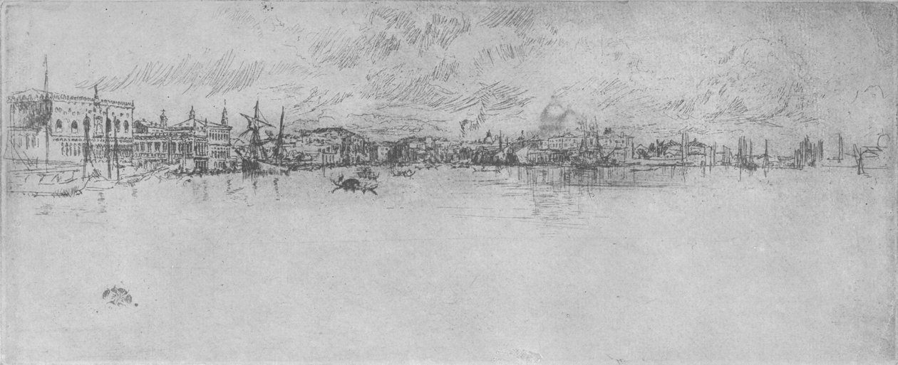 Långa Venedig, c1880, 1904 av James Abbott McNeill Whistler