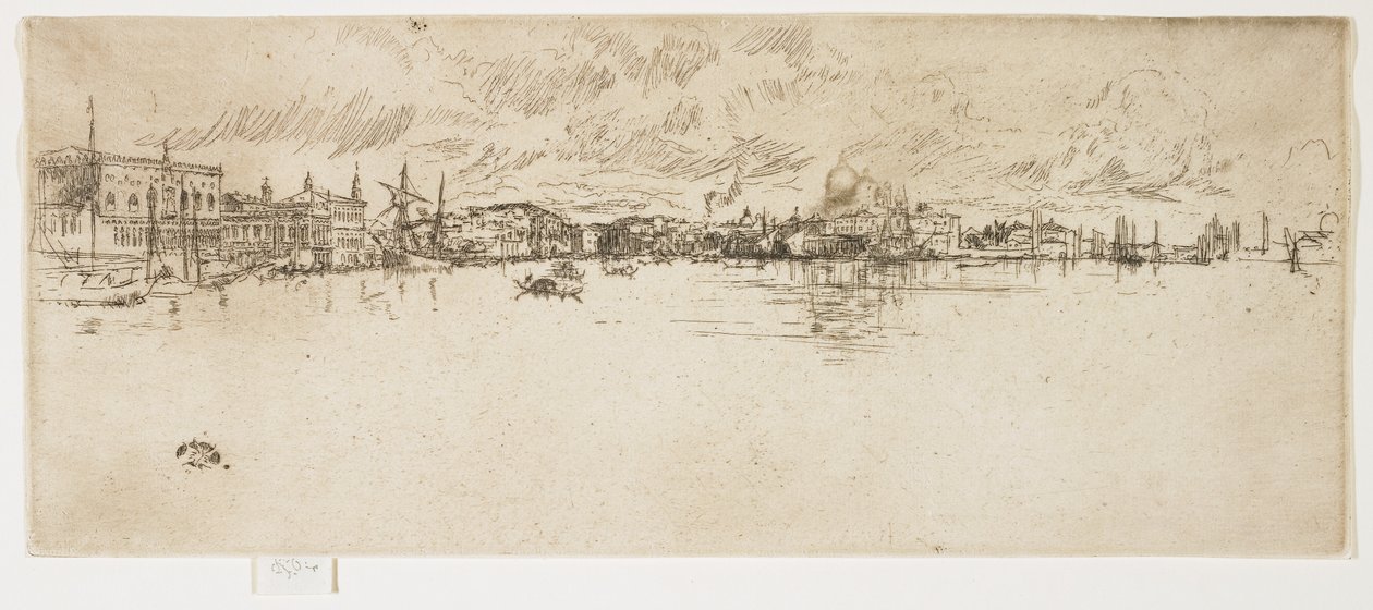 Long Venice från The Second Venice Set, 1879-1880 av James Abbott McNeill Whistler