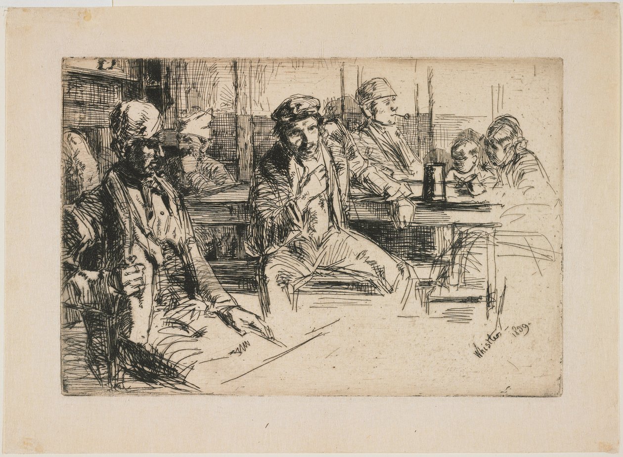 Hamnarbetare av James Abbott McNeill Whistler