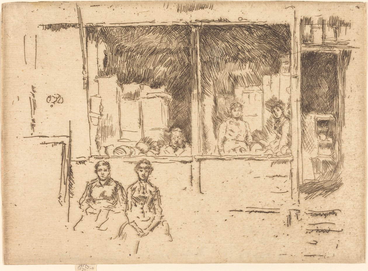 Melon-Shop, Hounsditch, ca. 18861888. av James Abbott McNeill Whistler