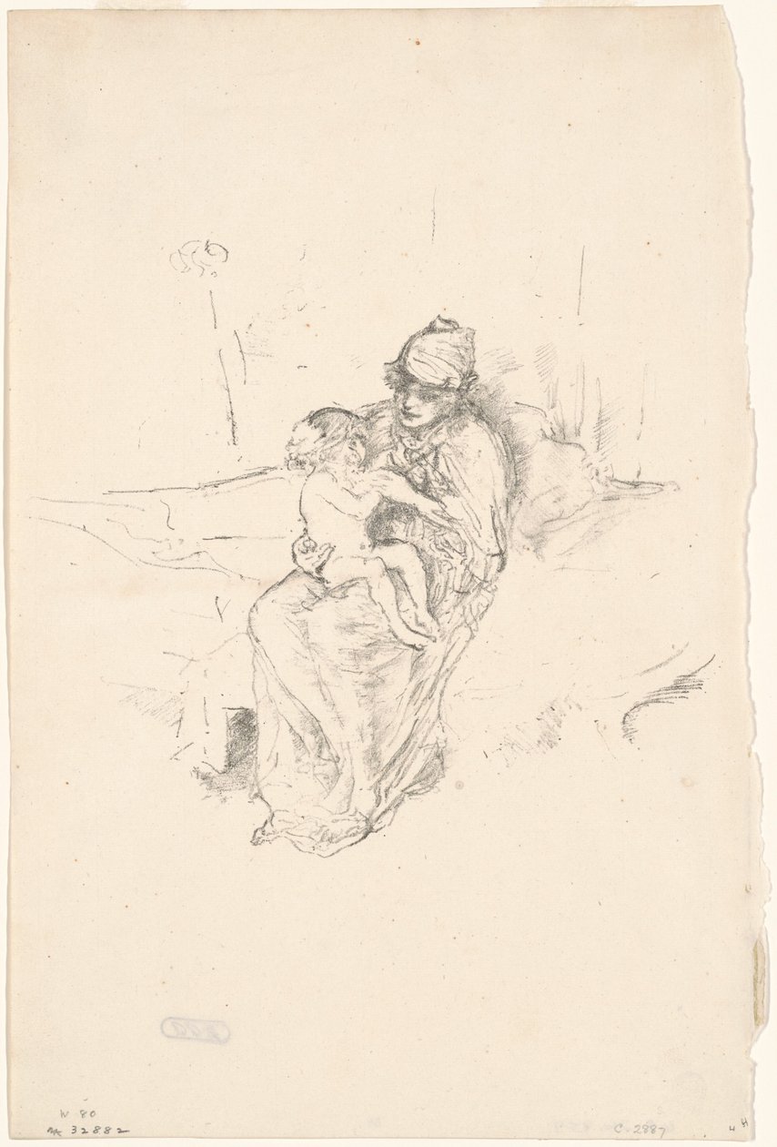 Mor och barn, nr 1, 18911895 tryckt 1904. av James Abbott McNeill Whistler