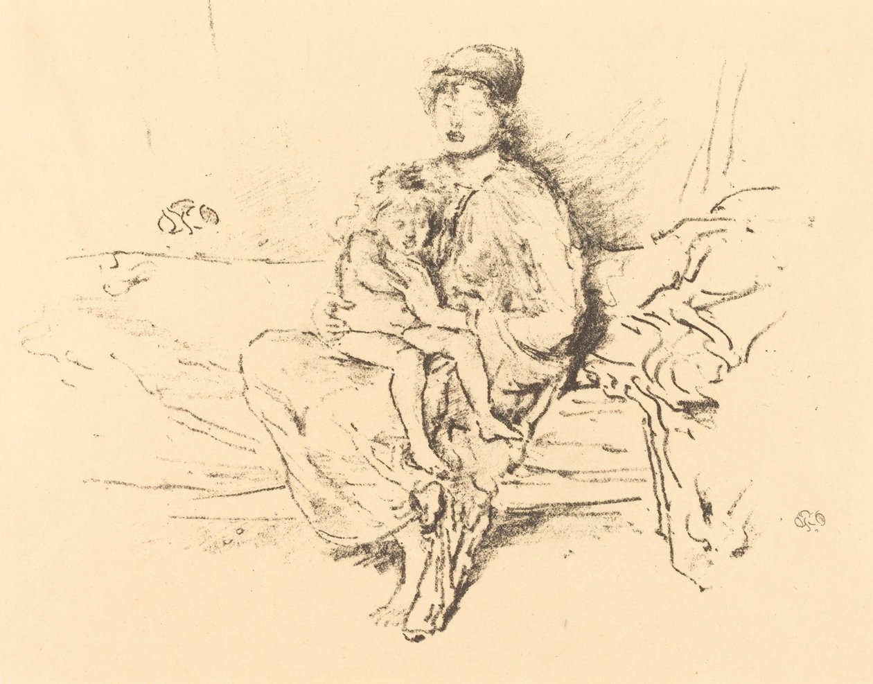 Mor och barn, nr 2, 18911895. av James Abbott McNeill Whistler