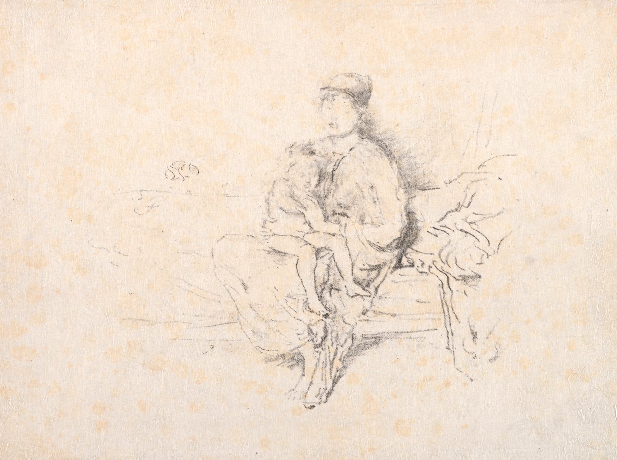 Mor och barn, nr 2, 1896. av James Abbott McNeill Whistler