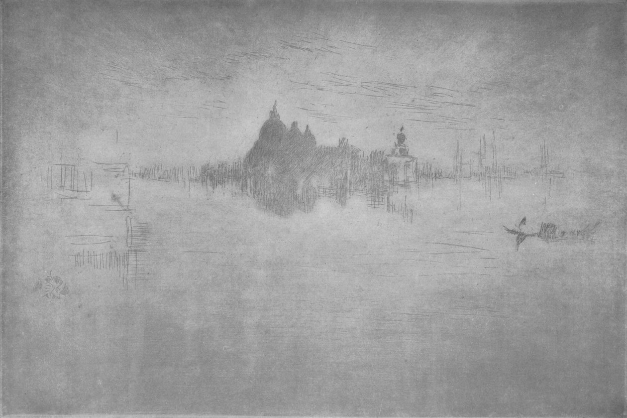 Nocturne-Salute, c1879, 1904 av James Abbott McNeill Whistler