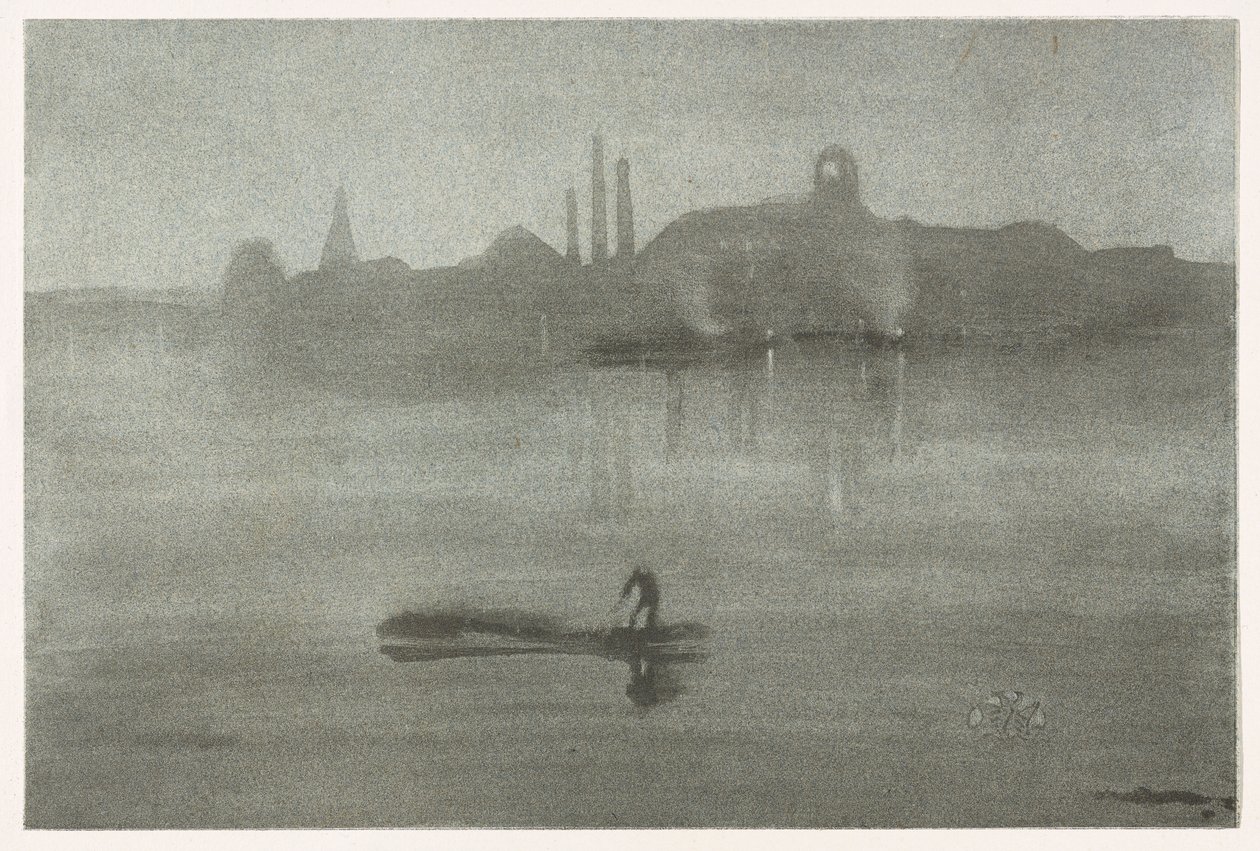 Nocturne, 1878. av James Abbott McNeill Whistler
