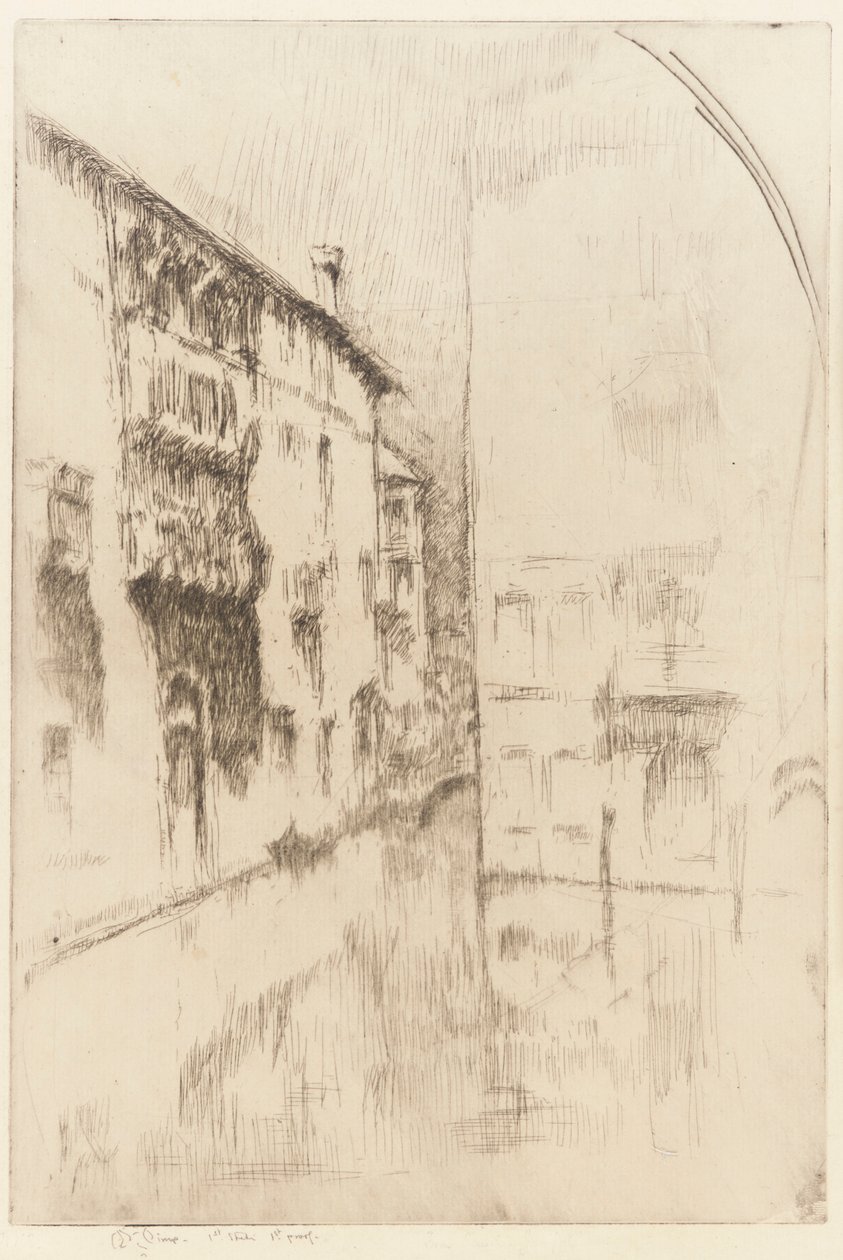 Nocturne: Palats, 1879-1880. av James Abbott McNeill Whistler