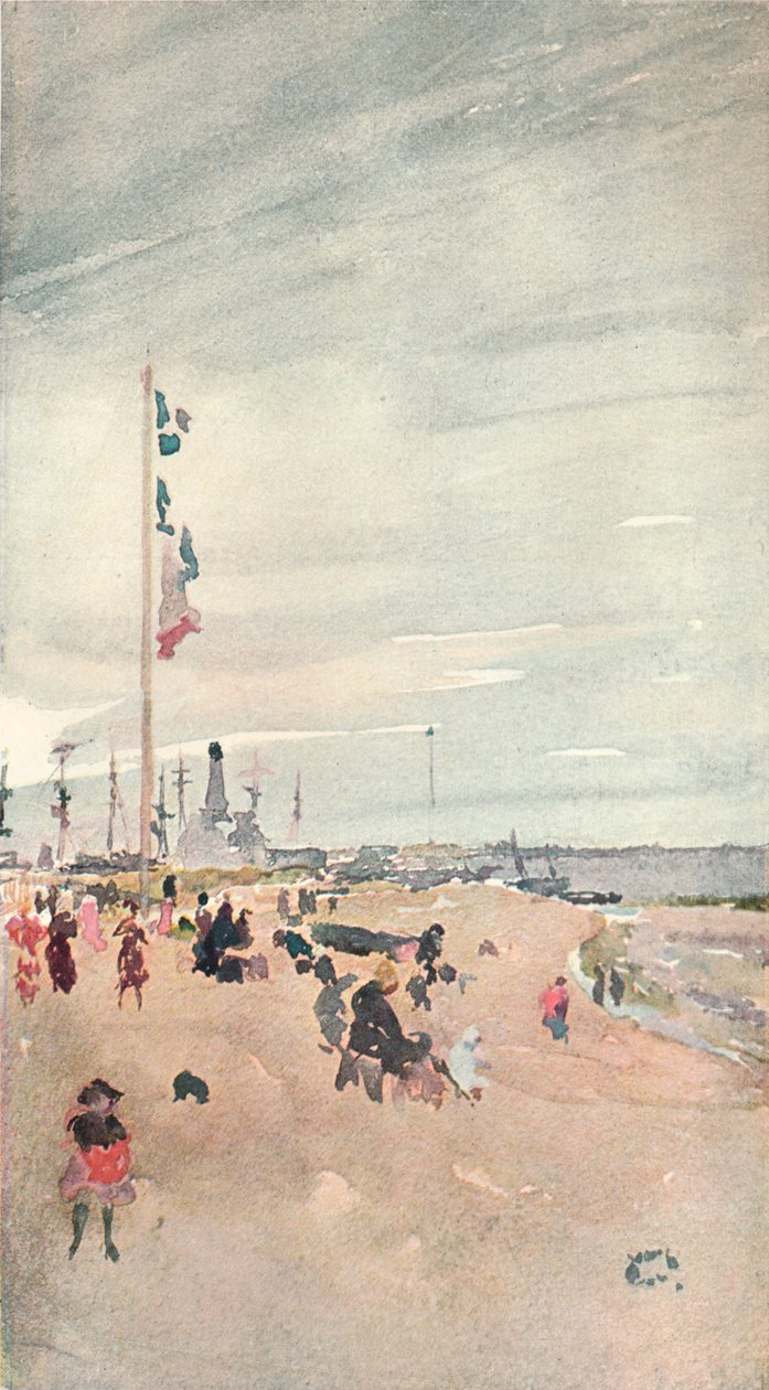 På havet, c1883 1903-1904 av James Abbott McNeill Whistler