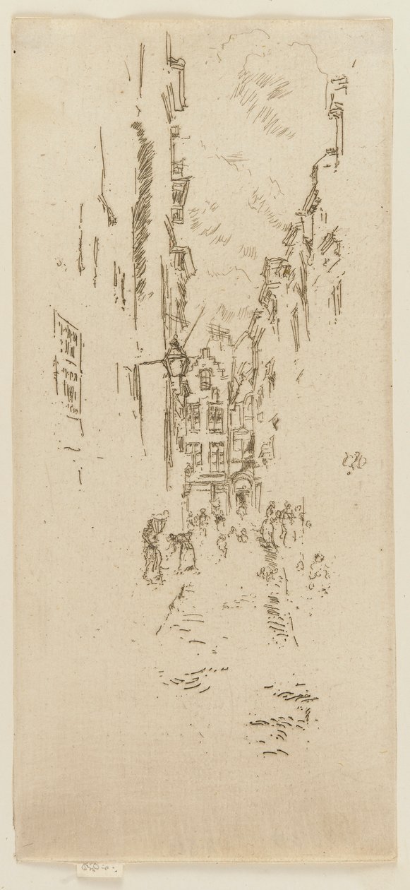 Slaktarnas lilla gata, 1887. av James Abbott McNeill Whistler