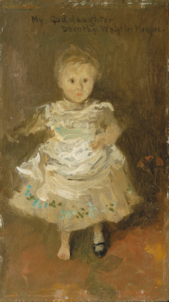 Porträtt av Dorothy Whistler Menpes av James Abbott McNeill Whistler