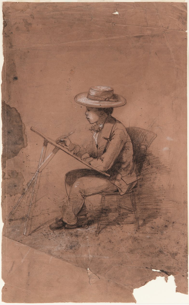 Porträtt av John Ross Key, 1854-55. av James Abbott McNeill Whistler