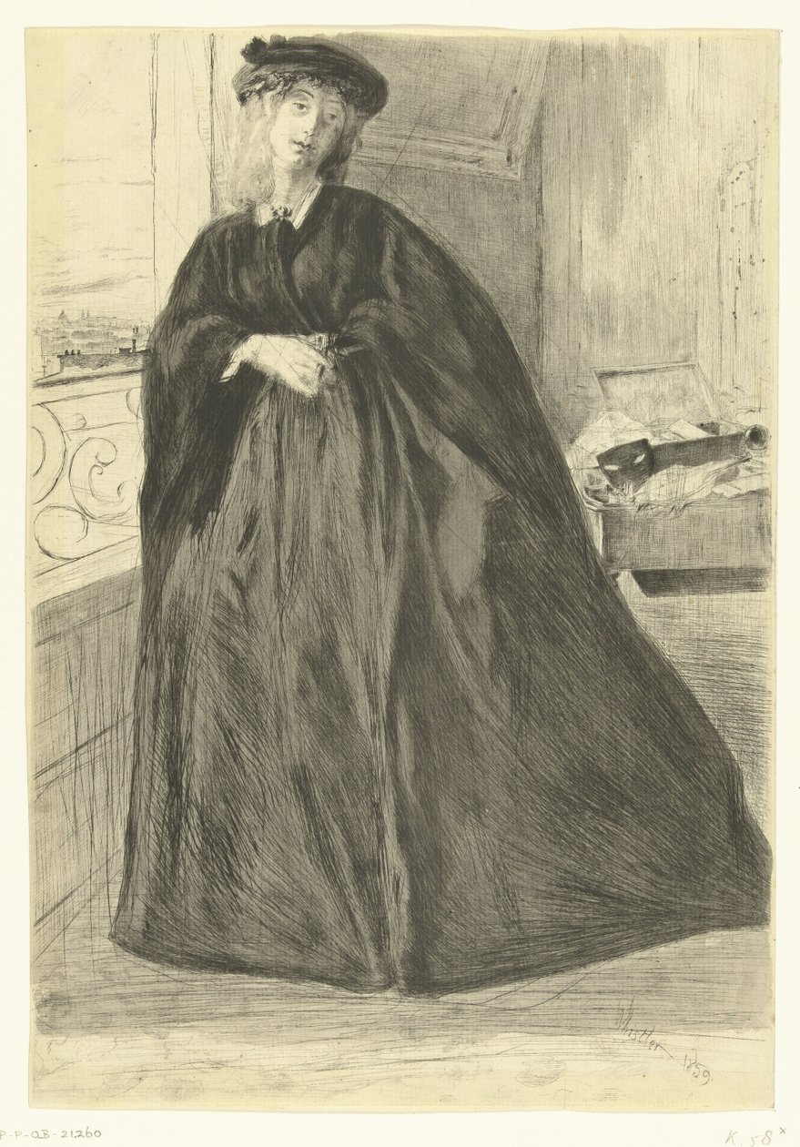 Porträtt av Finette av James Abbott McNeill Whistler