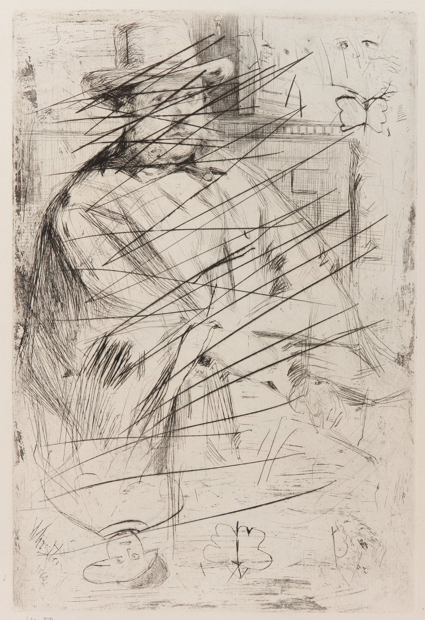 Porträtt av en man, av James Abbott McNeill Whistler