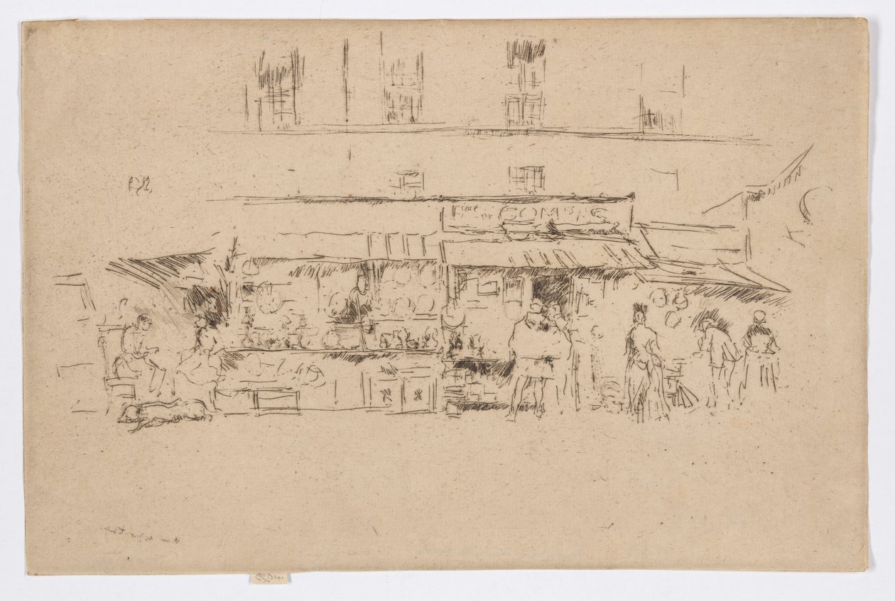 Quai de Montebello av James Abbott McNeill Whistler