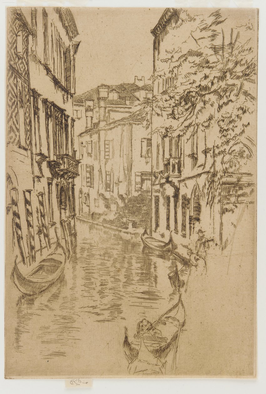 Stilla kanal, 1879-1880. av James Abbott McNeill Whistler
