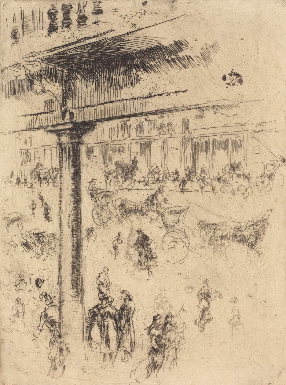 Regents kvadrant, 18801881. av James Abbott McNeill Whistler