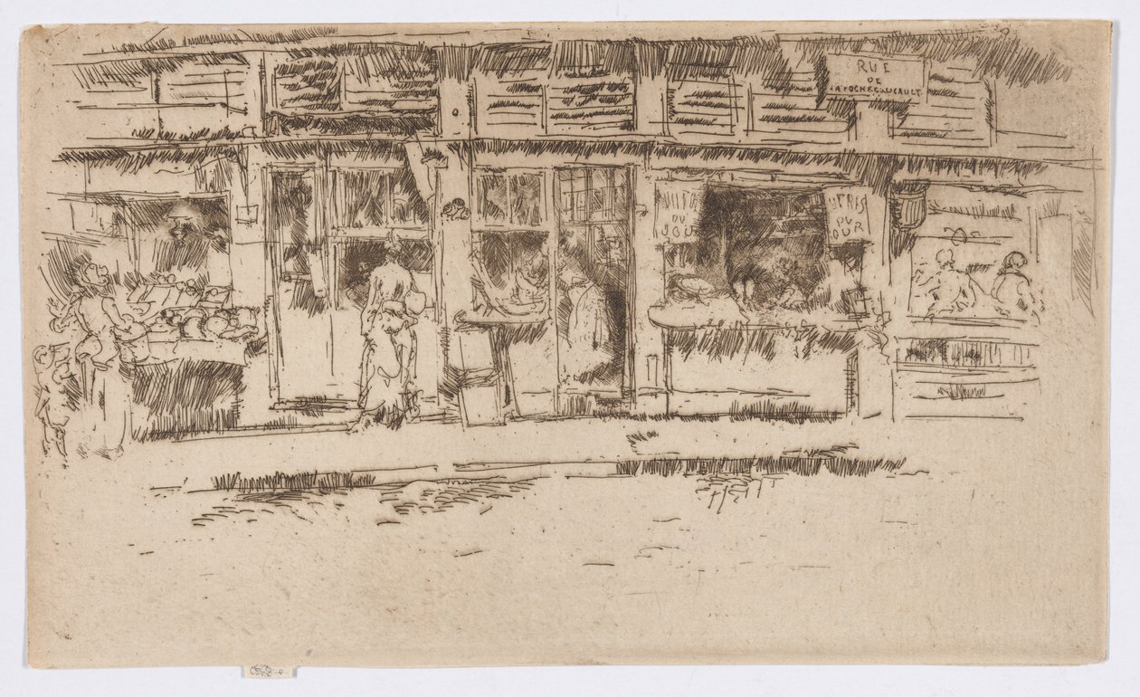 Rue de la Rochefoucault av James Abbott McNeill Whistler