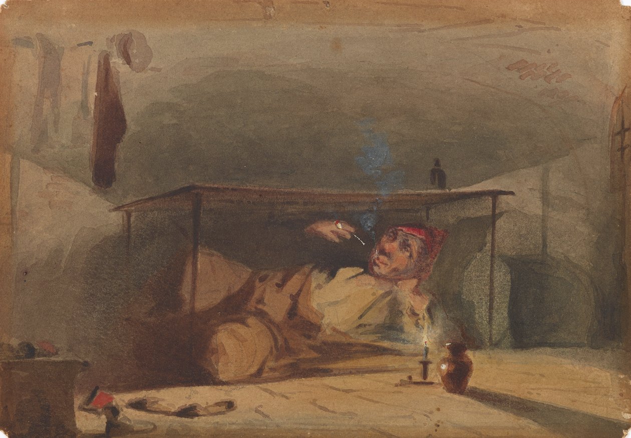 Sam Wellers hyresvärd i flottan, 1853-1855. av James Abbott McNeill Whistler