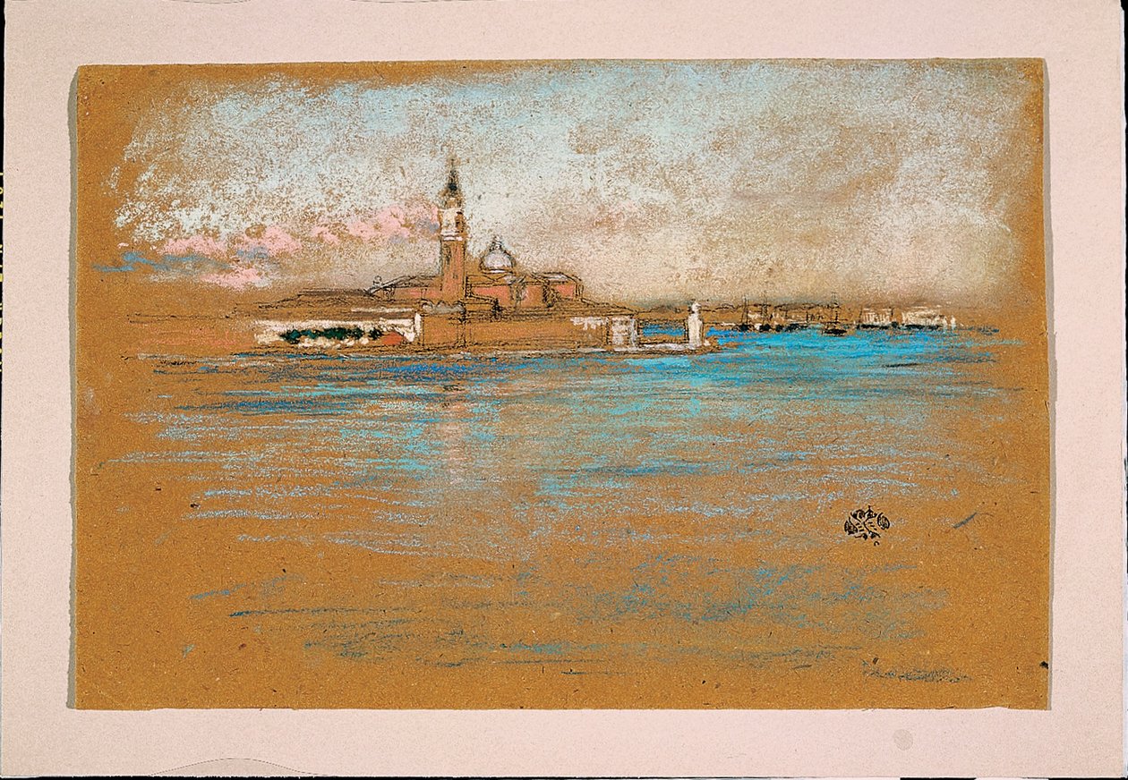 San Giorgio Maggiore, Venedig, 1880 av James Abbott McNeill Whistler