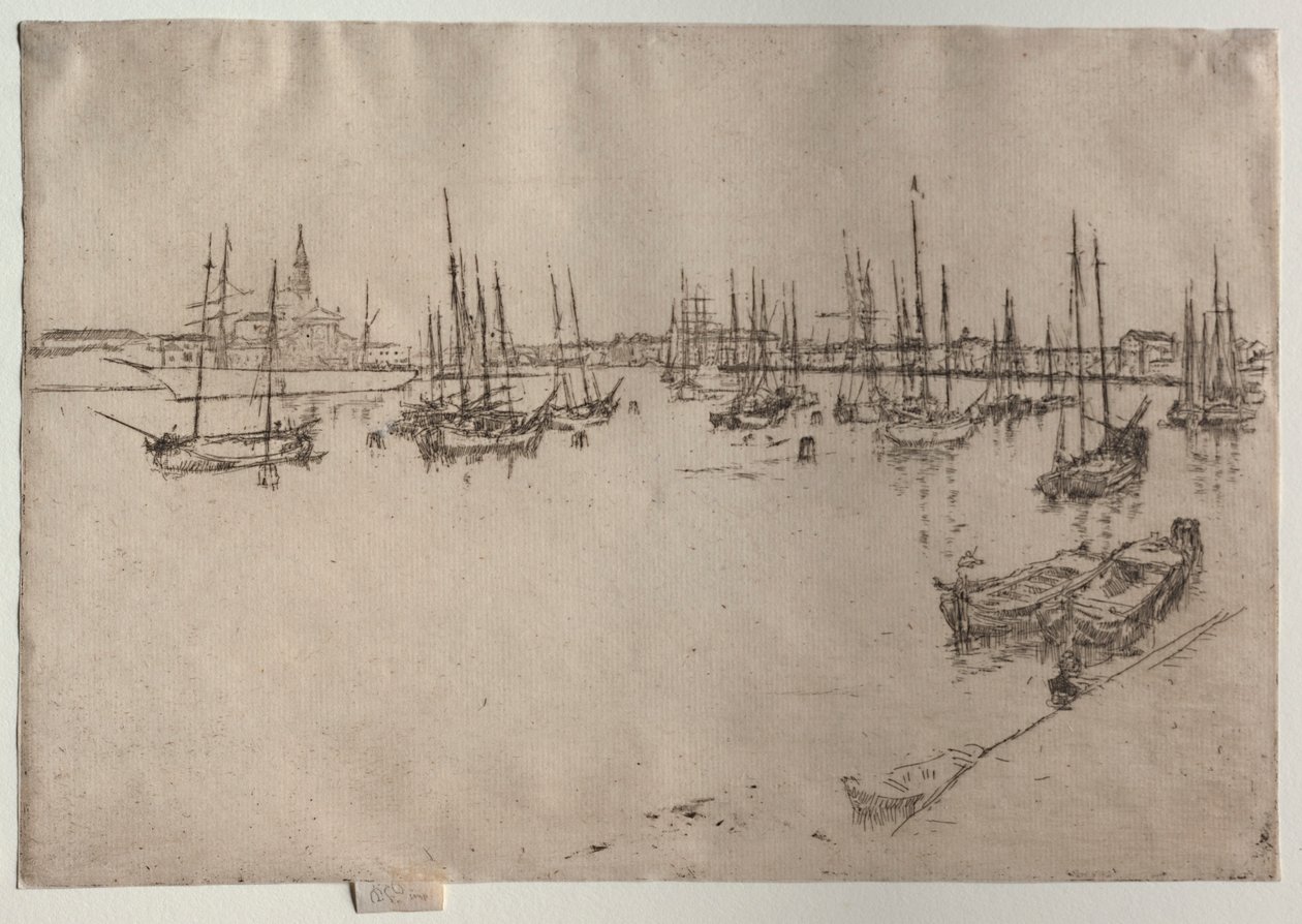 San Giorgio, Venedig, 1886. av James Abbott McNeill Whistler