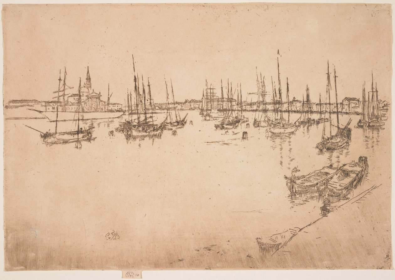 San Giorgio ur den andra Venedigserien av James Abbott McNeill Whistler