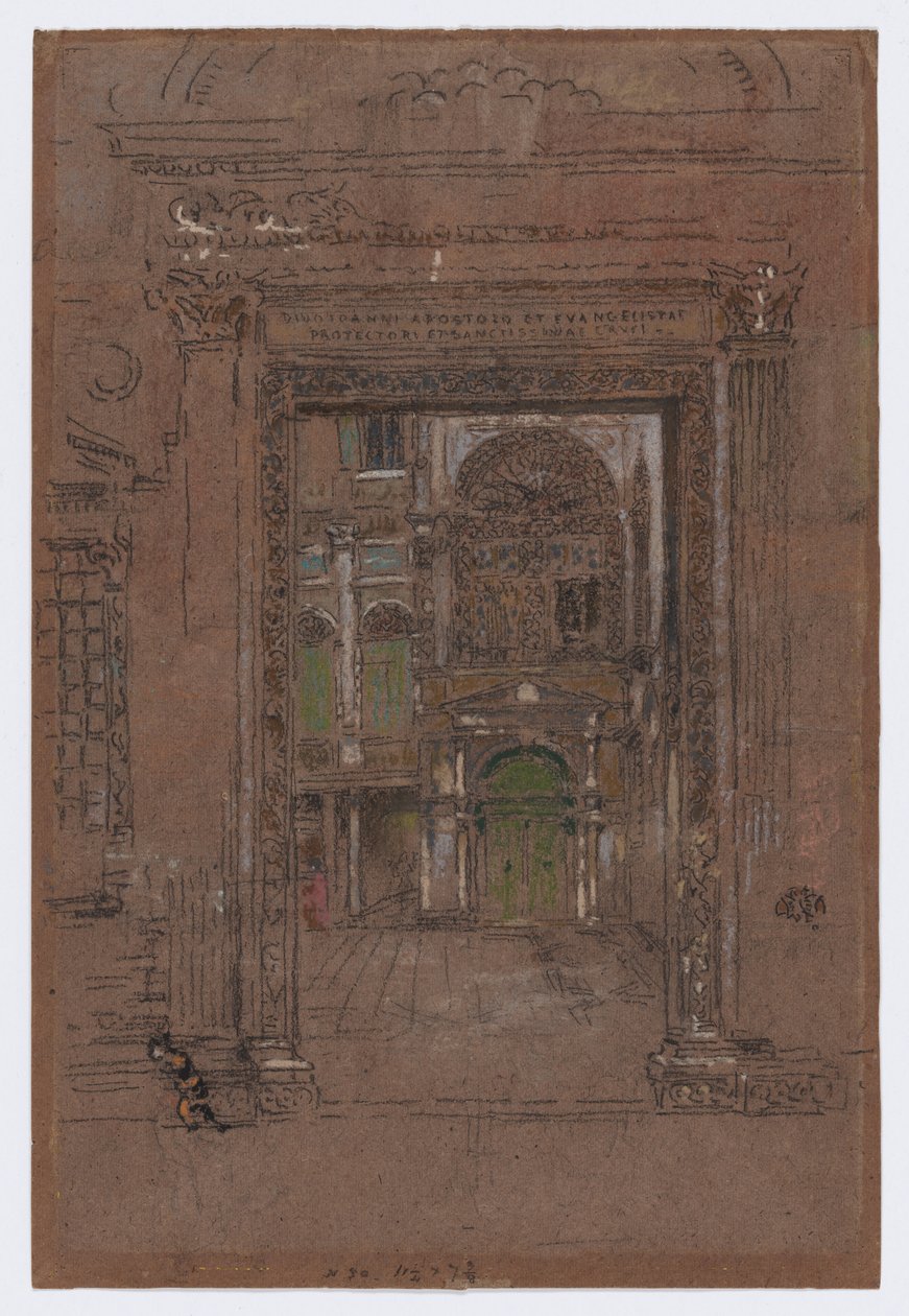 Johannes Aposteln och Evangelisten (St John Apostle et Evangelistae) av James Abbott McNeill Whistler