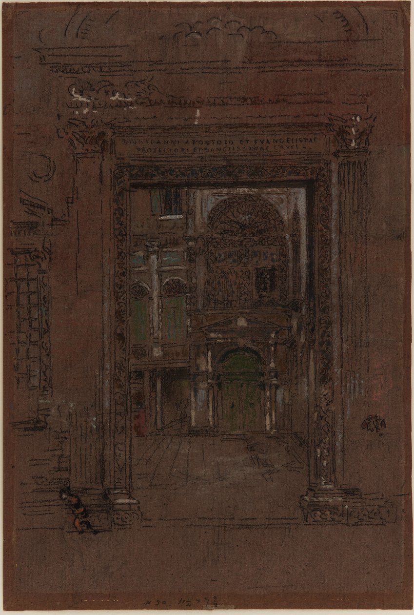 Aposteln Johannes och evangelisterna, 1879-1880. av James Abbott McNeill Whistler