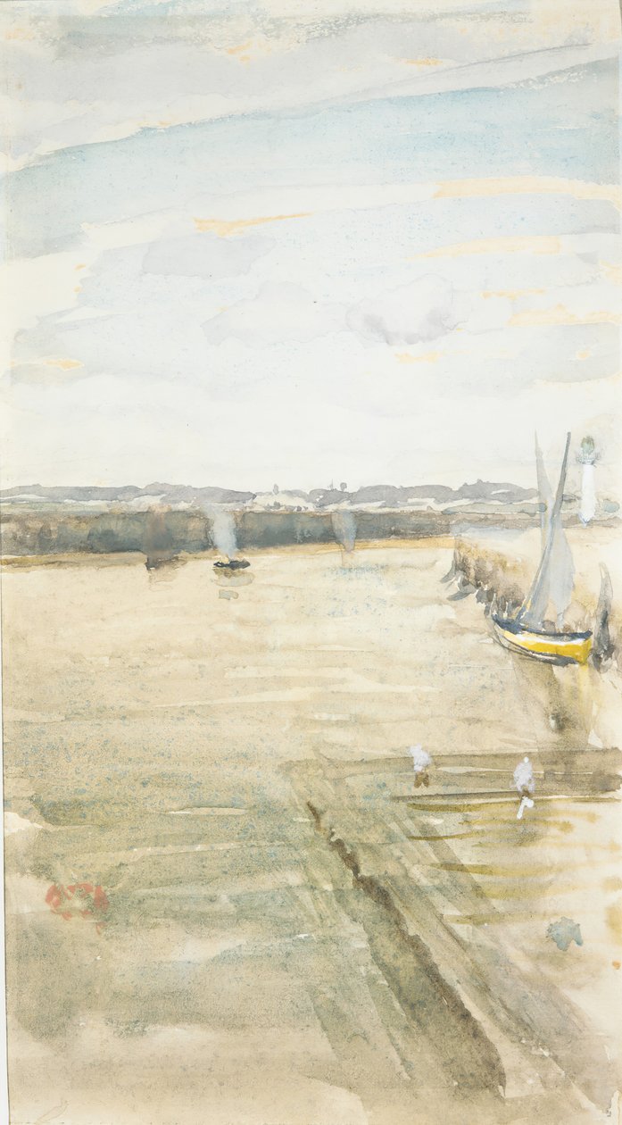 Scen på Mersey. av James Abbott McNeill Whistler