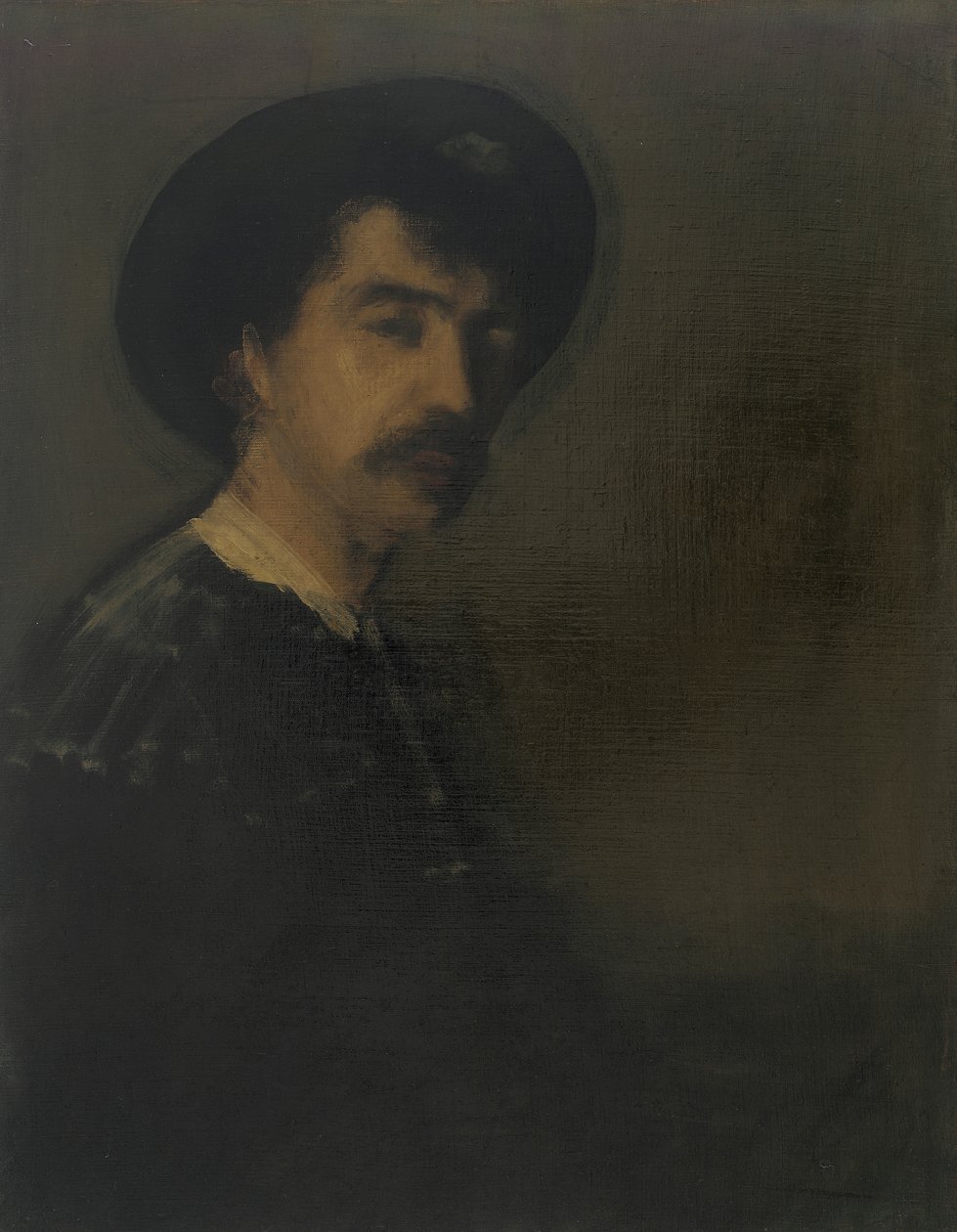 Självporträtt, 1870-1875. av James Abbott McNeill Whistler